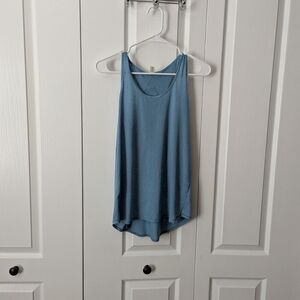 Lululemon Athletica Blue Relaxed Sleeveless Tank Top